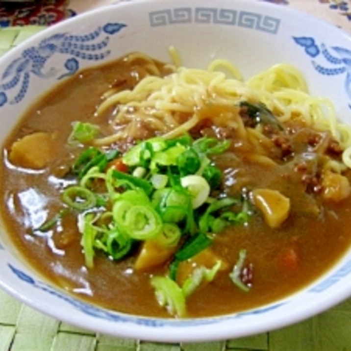 変身 残ったカレーで和風カレーラーメン レシピ 作り方 By Jackychappy 楽天レシピ